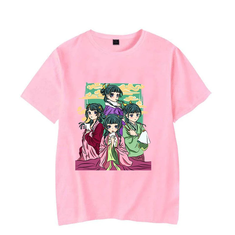 Camiseta Baby Tee Pétalas & Poções: Maomao