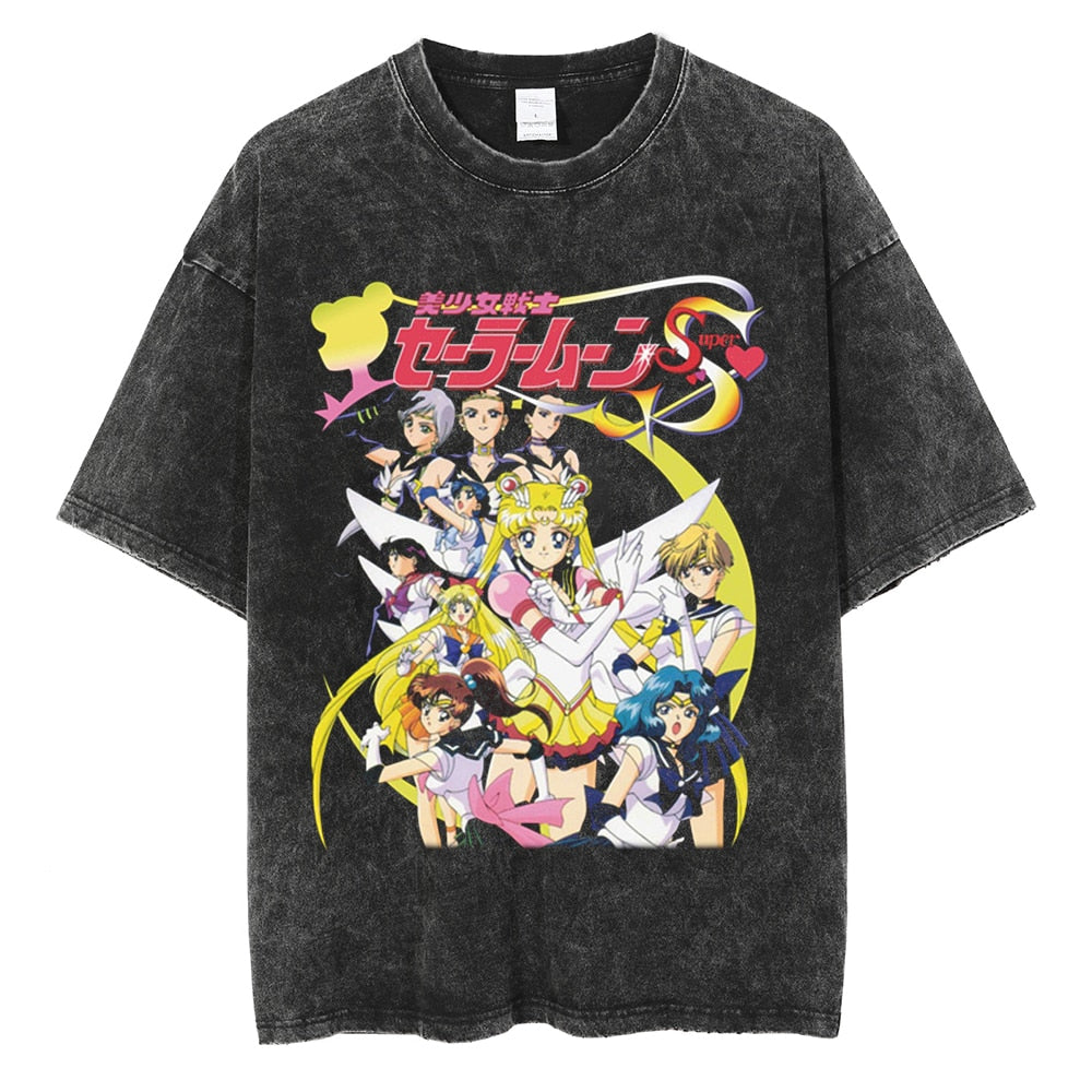 Camisa Vintage Magia Lunar, Sailor Moon
