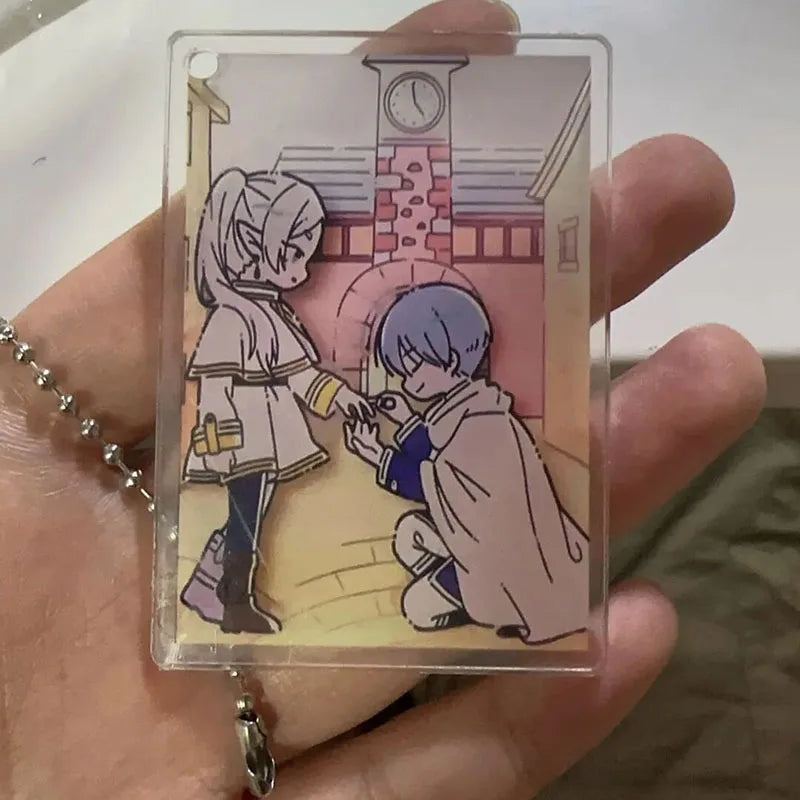 Chaveiro Élfico Frieren & Himmel, Laços Eternos