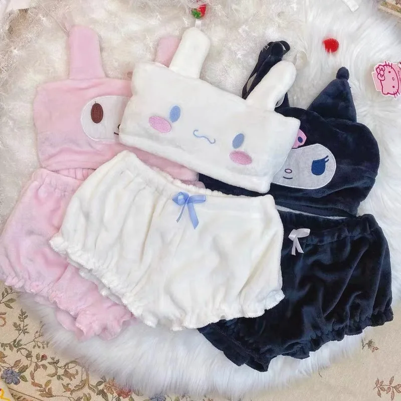 Conjunto Pelúcia Sanrio Kawaii – Cinnamoroll, Kuromi e My Melody