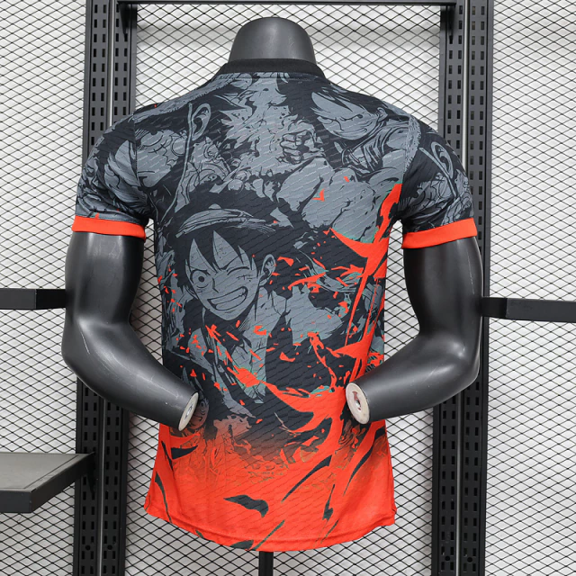 Camisa Japão 2025/2026 "Rei dos Piratas" | Edição Limitada Monkey D. Luffy