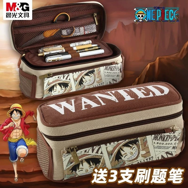 Estojo Wanted One Piece, Modelo Premium 3 Camadas