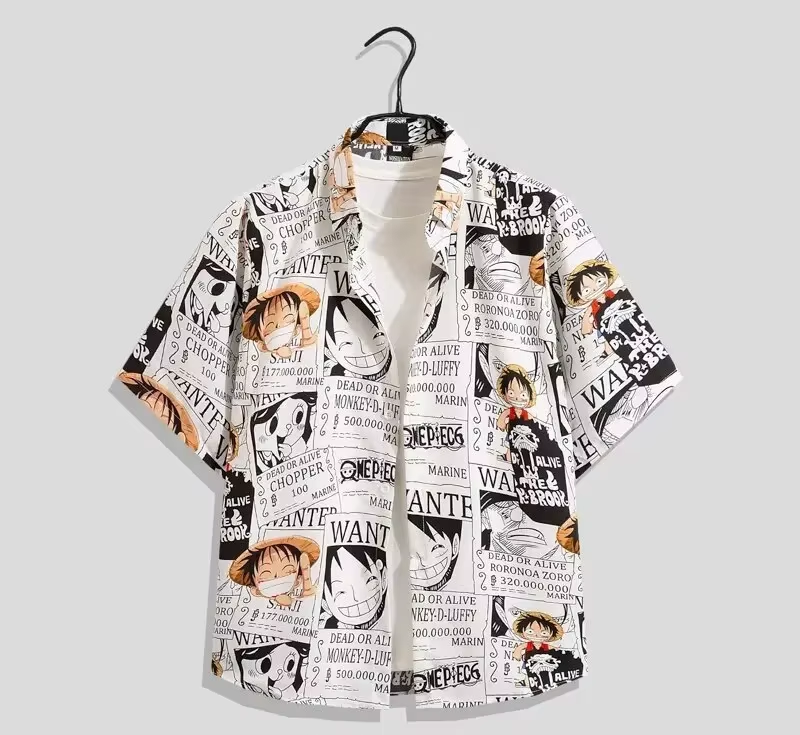 Camisa e Shorts One Piece, WANTED Crew