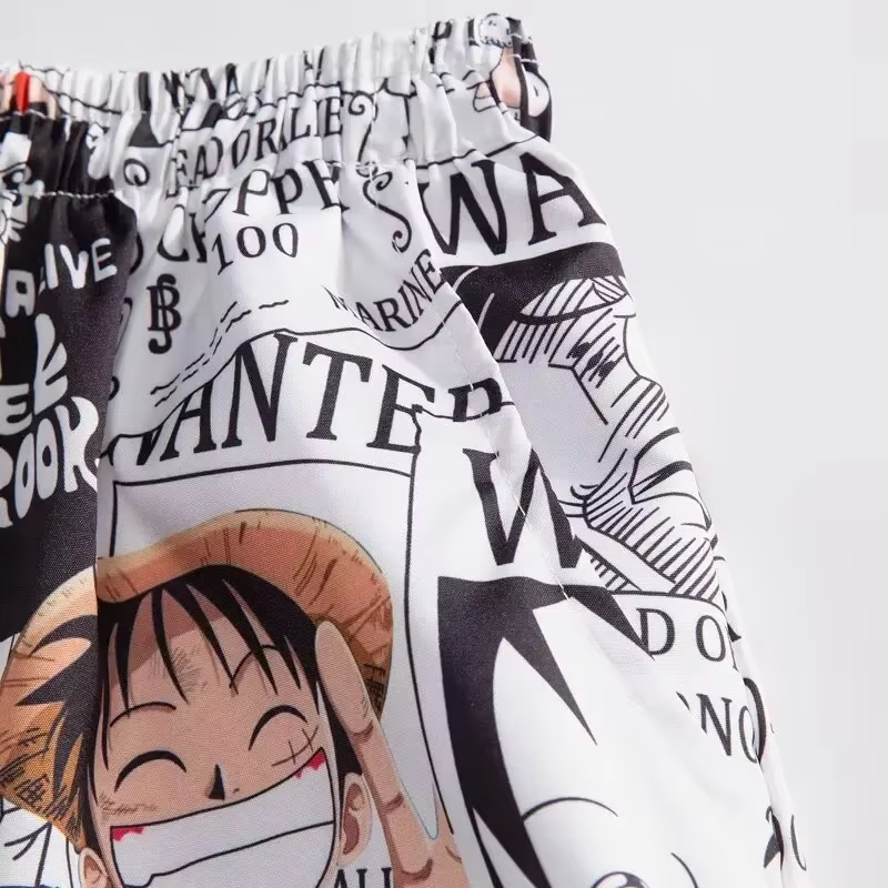 Camisa e Shorts One Piece, WANTED Crew