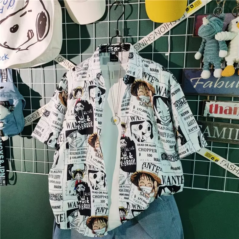 Camisa e Shorts One Piece, WANTED Crew