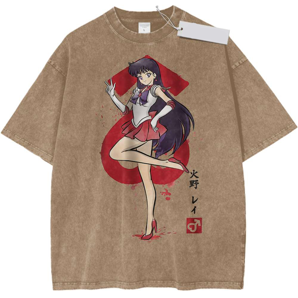 Camiseta Vintage Sailor Mars Tee, Sailor Moon