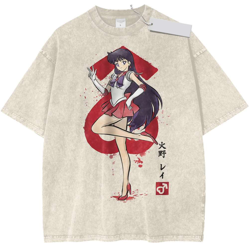 Camiseta Vintage Sailor Mars Tee, Sailor Moon