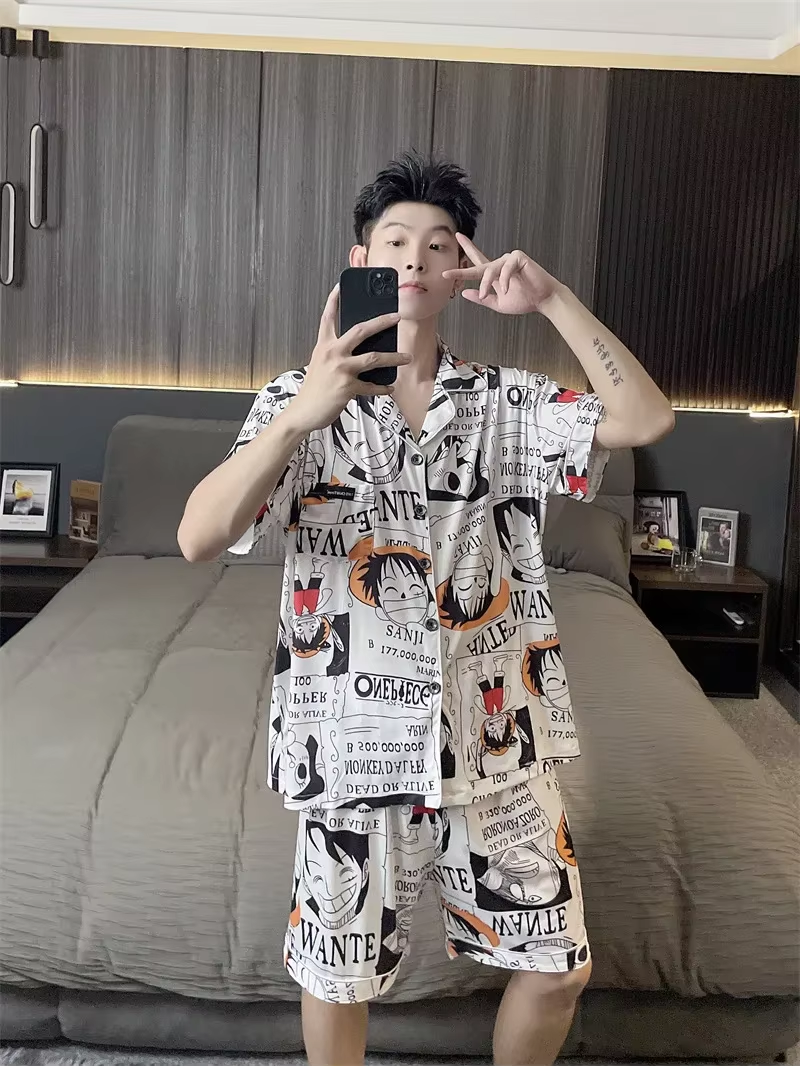 Pijama One Piece Cartazes Wanted