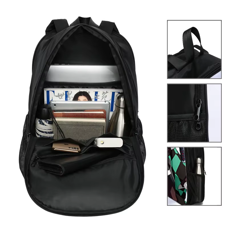 Mochila 3D Pilares da Respiração, Demon Slayer