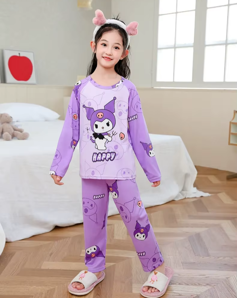 Pijama Infantil Sanrio, Kuromi, Cinnamoroll & Pochacco