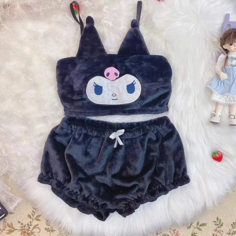 Conjunto Pelúcia Sanrio Kawaii – Cinnamoroll, Kuromi e My Melody