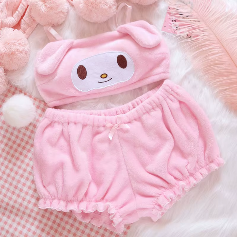 Conjunto Pelúcia Sanrio Kawaii – Cinnamoroll, Kuromi e My Melody
