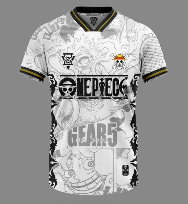 Camisa Luffy Gear 5 “Capitão Número 10” | Edição Limitada