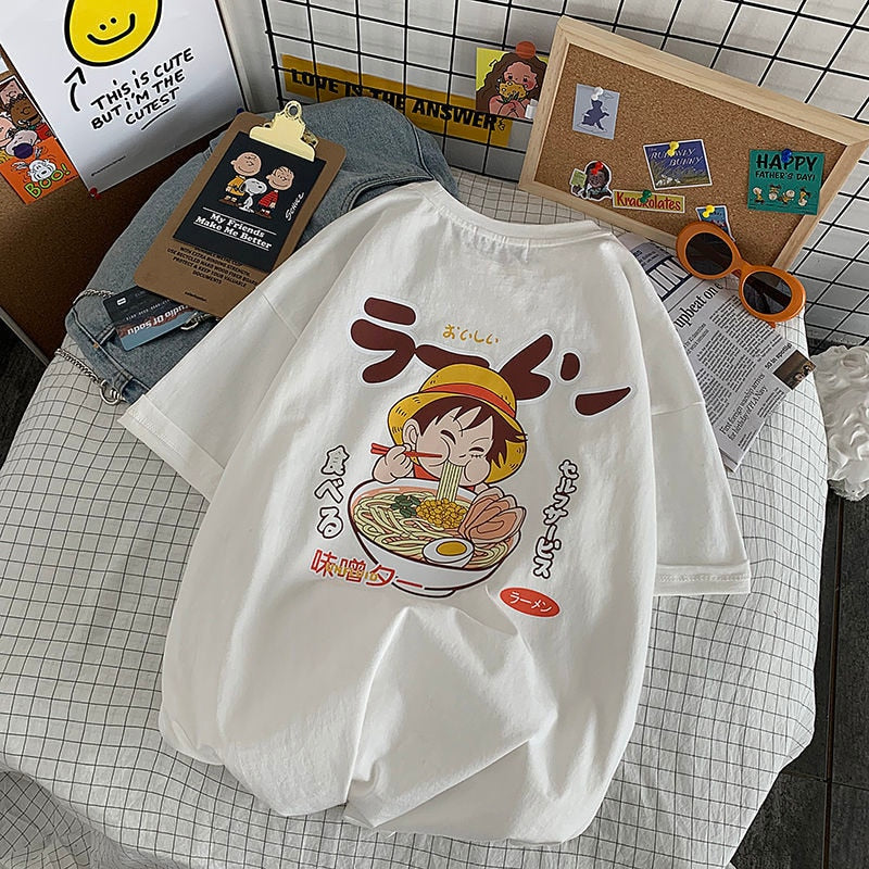 Camisa Ramen Break com Luffy