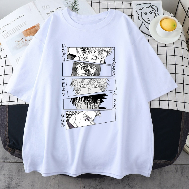 Camiseta Oversized Exorcistas Jujutsu