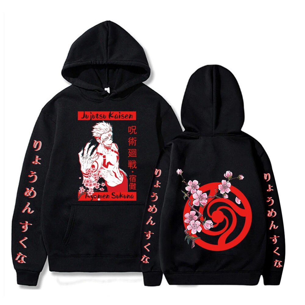 Moletom Sukuna Curse, Edição Tripla de Maldição