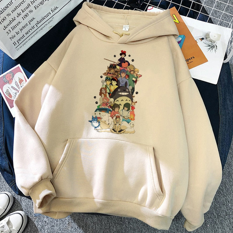 Moletom Studio Ghibli Cream
