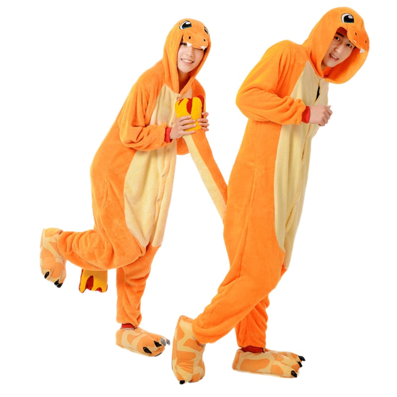 Pijama Cosplay Adulto Charmander Kigurumi