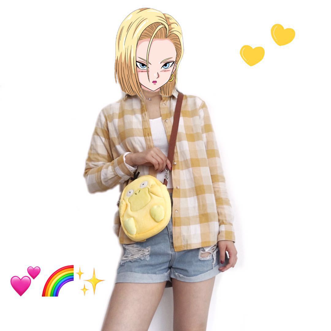 Bolsinha de Ombro Psyduck x Gengar