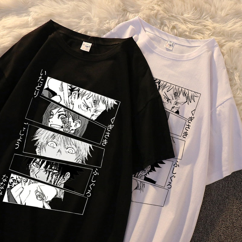 Camiseta Oversized Exorcistas Jujutsu